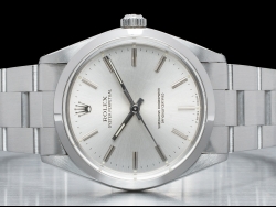 Rolex Oyster Perpetual 34 Argento Oyster Silver Lining Dial 1002 